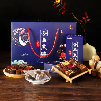 

8 Flavors Black Sugar Ginger Tea, Brown Sugar, Health Tea for Beauty and Warm Stomach for Women, Traditional Chinese Handmade
