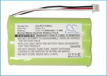 

Cameron Sino Battery for Plantronics CT11 CT12 Replacement Plantronics 6342101 63421-01 850mAh