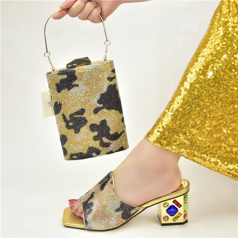 New Italian Ladies Shoes and Bags to Match Set Women Shoes and Bag Set African Sets Nigerian Women Party Bag