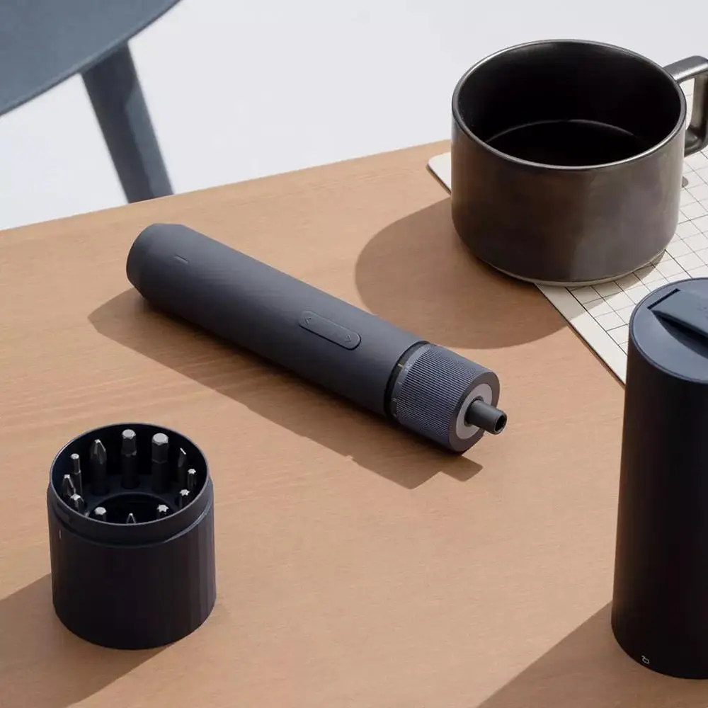 2020 최신 샤오미 HOTO 스트레이트 핸들 전기 스크루 드라이버 3 속도 토크 충전식 Stroage 상자 LED 빛 12 긴 비트