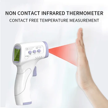 

Non Forehead Temperature Infrared Thermometer 1-second Reading IR Infrared Thermometer Measurement LCD Digital