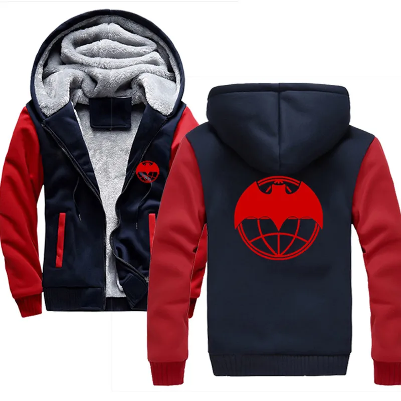 Военный интеллект Печать Drawstring карман с капюшоном Толстовка длинный рукав молния тонкий пальто мужской пиджак все размеры