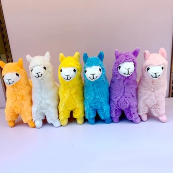 

Alpaca Llama Plush Doll 23cm 12 Colors Animal Stuffed Soft Doll Cartoon Cute Alpacasso For Kids Party Favor Kids Plush Toy