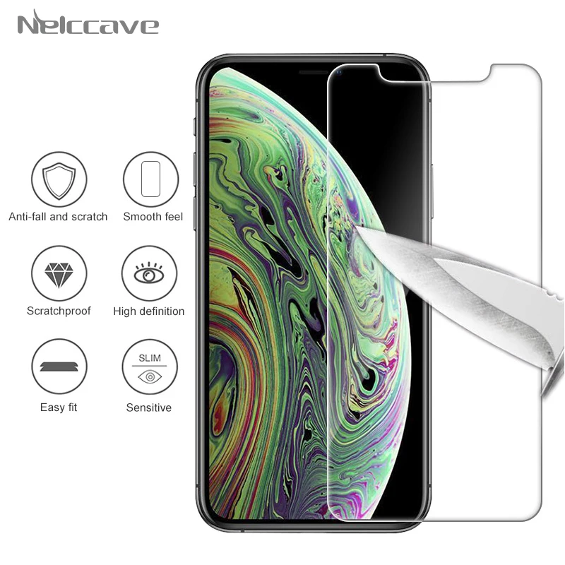 1000 шт. 2.5D Закаленное стекло для iPhone 12 Mini 11 Pro XS Max XR X 8 Plus 7 6 6S SE 2020 Защитная пленка