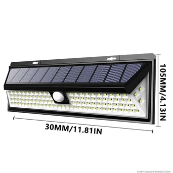 

Solar Lights118LED Wall Solar Light Outdoor Security Lighting Nightlight Waterproof IP65 Motion Sensor Detector