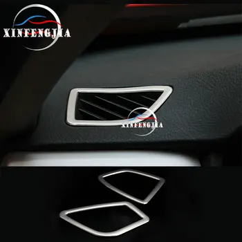 

For BMW 3 Series 3GT F34 F30 F31 13-18 & 4 Series F32 F33 F36 14-19 2pcs Steel Front Dashboard Air Outlet Cover Trim