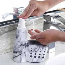 Многофункциональный ящик для хранения жидкого моющего средства для кухни и ванной комнаты, Чистящая губка, держатель для мыла, аксессуары для ванной комнаты