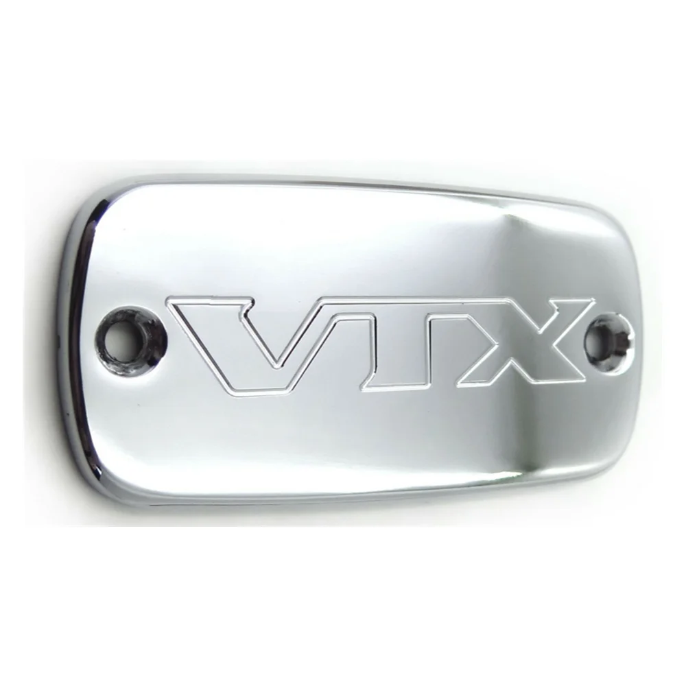 HTTMT Chrome Тормозная жидкость резервуар кепки крышка &quotVTX&quot для 2002-2011 Honda VTX 1800 Aftermarket