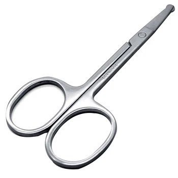 Kaufen Manuelle Reinigung Mini Ohr Rasierer Salon Werkzeuge Edelstahl Gesicht Durable Tragbare Home Runde Kopf Reise Nase Haar Trimmer