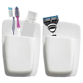 

Silicone Shelf, Used in Bathroom and Toilet, Strong Suction Cup Can Hold Razor, Toothbrush and Other Toiletries