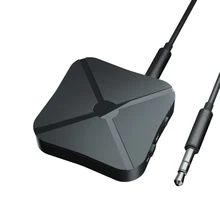 2 в 1 реальный стерео Bluetooth 4,2 приемник передатчик беспроводной адаптер Bluetooth аудио с 3,5 мм AUX для дома ТВ MP3 PC
