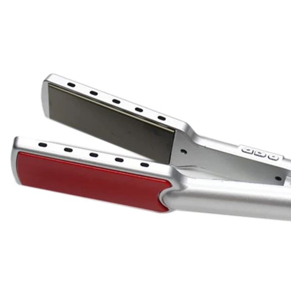 Высокая температура широкие пластины кератиновые выпрямители инструмент для укладки титана Профессиональный Выпрямитель для волос плоский Утюг(Eu Plug
