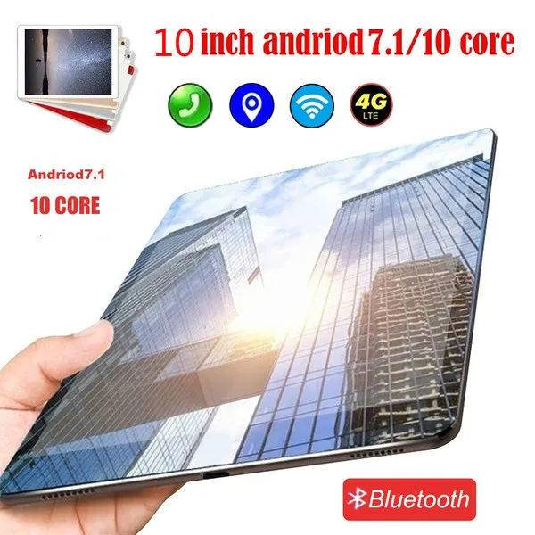 US $82.50 2021 NEW 10 inch Android 80 Tablet Pc 10 Core Original powerful 6GB RAM 64GB Dual SIM 4G Phone Call Tab Phone pc Tablets