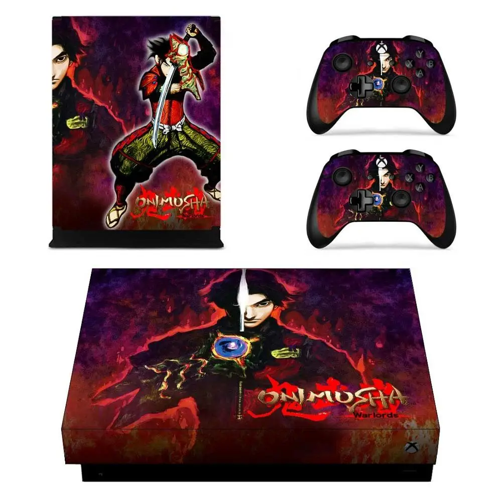 YSX1X1906 Для Xbox One X наклейка s Onimusha виниловое покрытие стикеры Adesivo для Xbox one X консоли пульта дистанционного управления скины - Цвет: YSX1X1906