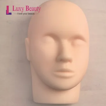 

Professional Flat Training Head Mannequin Eyelash Extension Makeup Model For Face Eyes and Lip Makeup Practice 1pcs