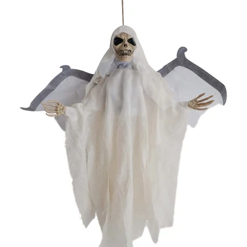 

Voice-activated Skull Halloween Screaming Skull Voice-illuminating Ghost Calling Decoration Eyes Glowing Ghost Festival Charm