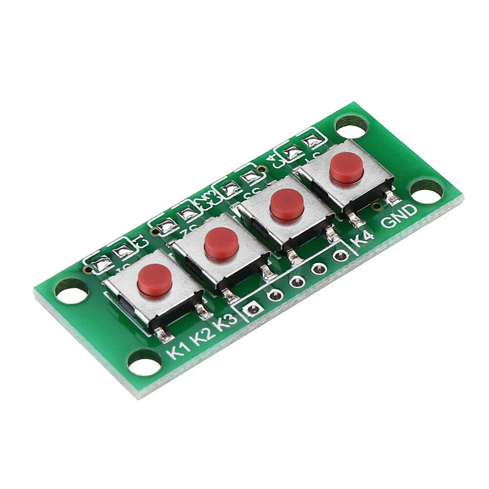 Diymore 1x4 4 кнопки 5 Pin клавиатура модуль для Arduino студенческий класс дизайн Выпускной проект эксперимент DIY Kit