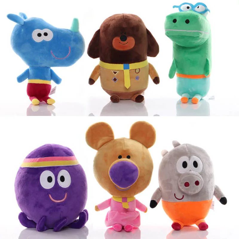 Плюшевые игрушки Duggee 35-48 см кавайная Бетти роли ярлык Норри набивная плюшевая