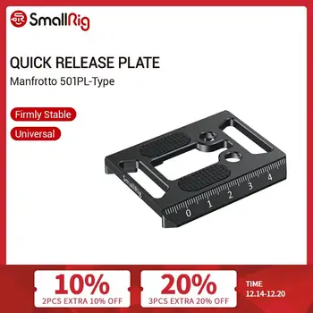 SmallRig Manfrotto 501PL-Type Quick Release Plate for Select SmallRig Cages/DJI Ronin S Gimbal - 2458 smallrig universal quick release adapter attach mini tripod monopod to gimbal stabilizer like for dji ronin s ronin sc 2714