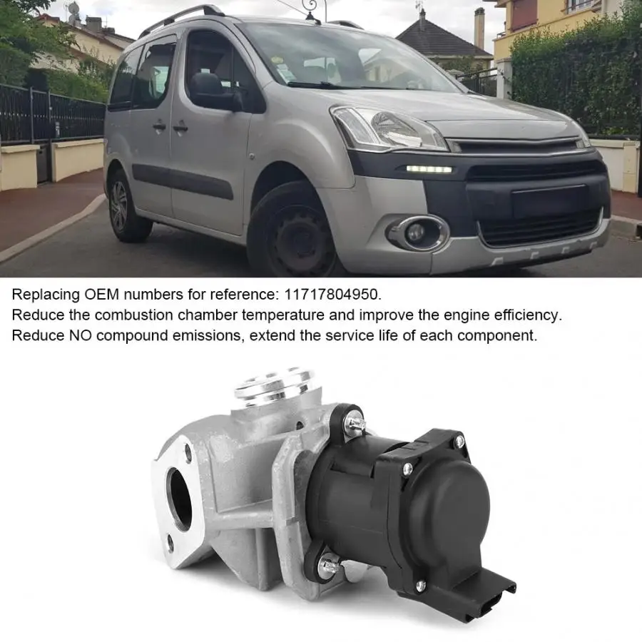 Клапан рециркуляции выхлопных газов EGR 11717804950 подходит для Citroen Berlingo автомобильные аксессуары