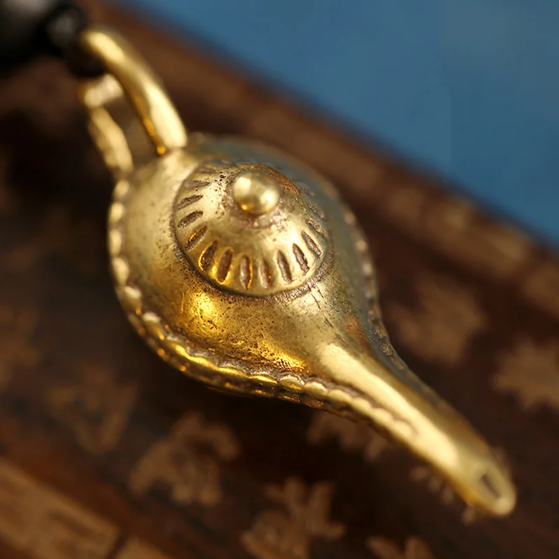 brass Aladdin Magic Lamp pendant (3)