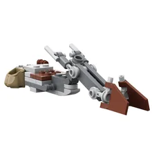MOC-bloques de construcción para niños, juguete de ladrillos para armar bicicleta speedder de Star Wars, ideal Ladrillos educativos regalo de Navidad para chico