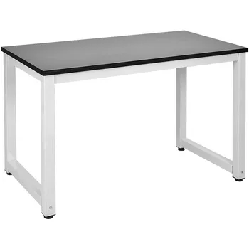 

Computer Desk With Adjustable Leg Pads MDF Board Corrosion-resistance Damp-proof Modern Home Office Space Saving Decoration