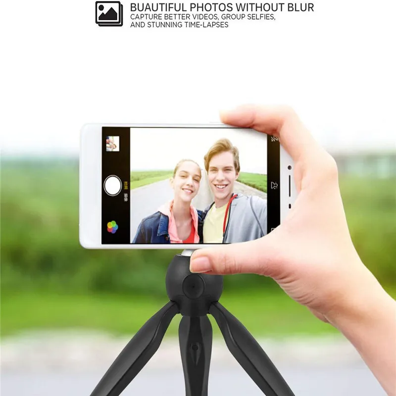 Настольный мини-штатив с поворотной шариковой головкой на 360 градусов для DSLR DVR Экшн-камер, мини-веб-камера, Настольный держатель для смартфона