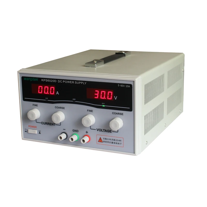 1800 Вт KPS6030D Высокоточный высокомощный регулируемый светодиодный импульсный источник питания с двойным дисплеем 220V 60 V/30A