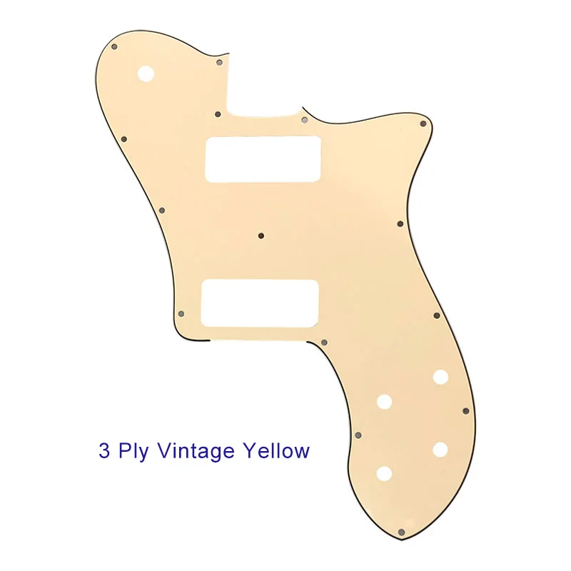 Запчасти для гитары Pleroo-для США FD 72 Tele Deluxe Reissue Guitar Pickguard с заменой P90 Humbucker