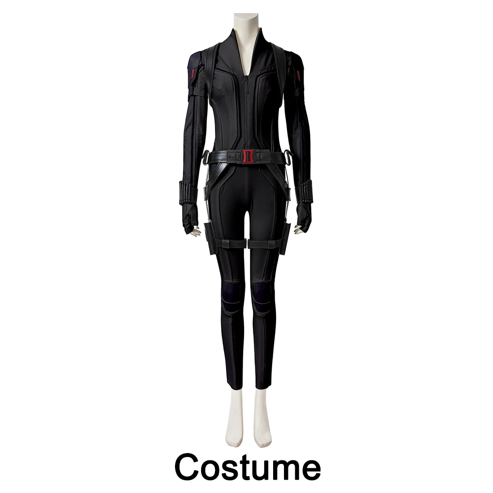 Черный костюм вдовы Косплэй костюм Наташа Романова - Цвет: Costume