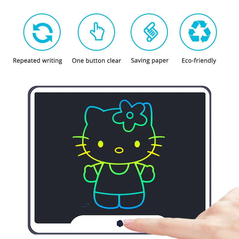 

Aibevi LCD Writing Tablet Board 15 inch Colorful Electronic Small Blackboard Paperless Office Writing Board 15" with Stylus Pens