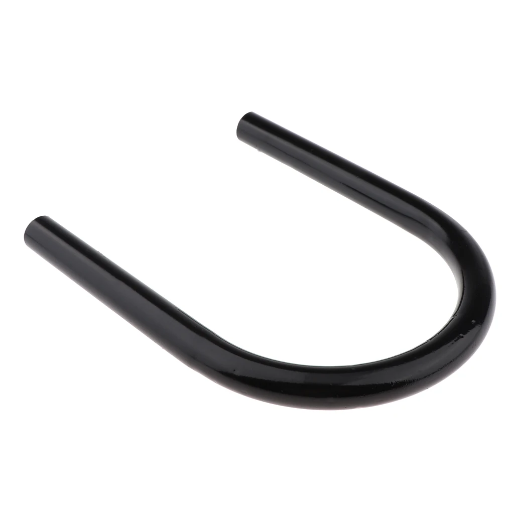 175mm Metal Rear Seat Frame Hoop Safety Grab Bar Hand Rail for Motorcycle Universal, Black