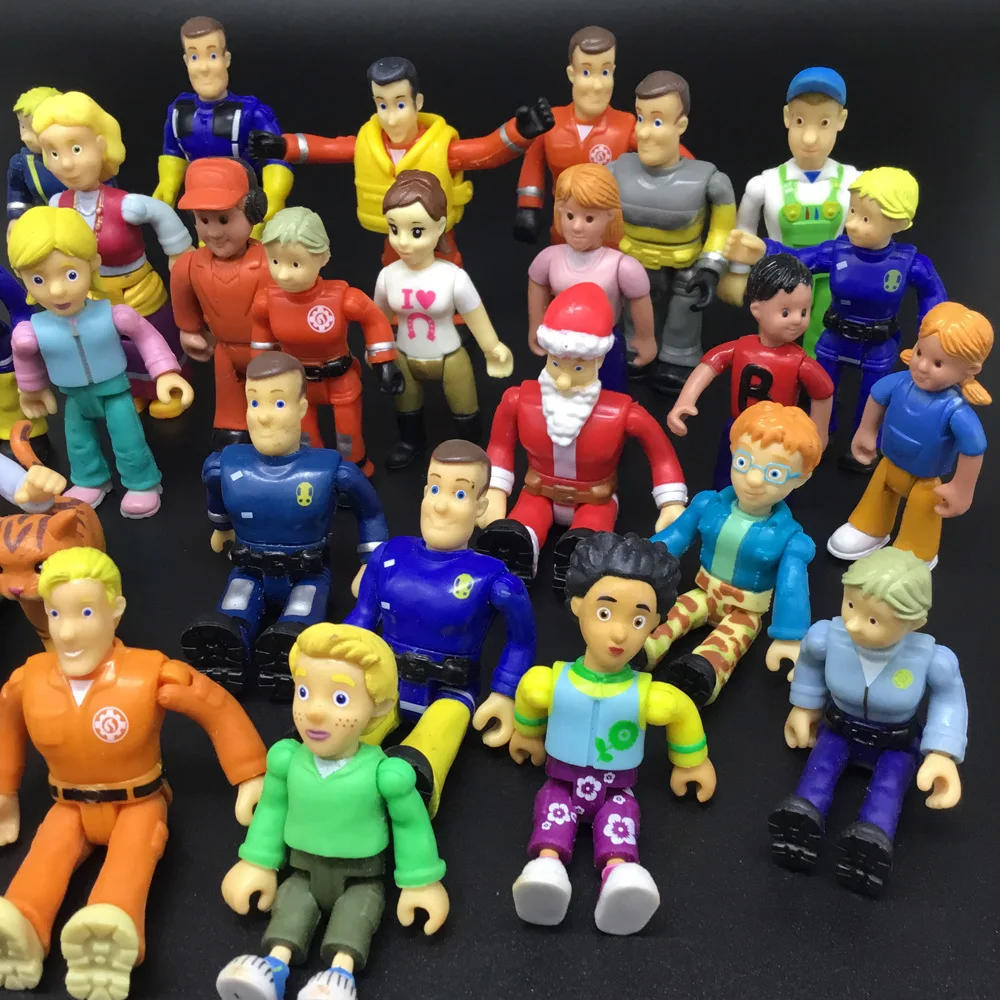 

Lot Original Joint Movable Sam Fireman Action Figures Toys Model