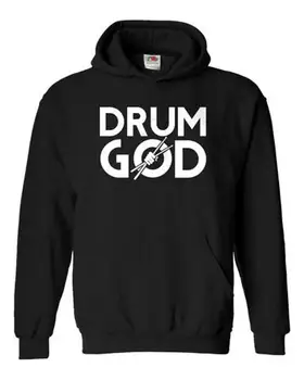 

FELPA UOMO CON DRUM GOD BATTERIA BATTERISTA LM80