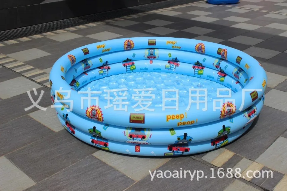 

New Style 110 * 40cm Circle Inflatable Swimming Pool Infants Fishing Pond