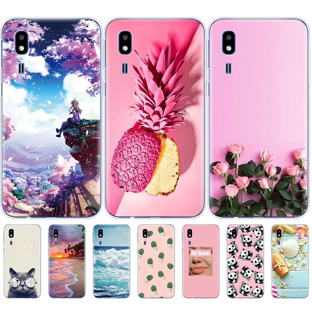 Чехол для Samsung Galaxy A2 Core 2019 силиконовый мягкий чехол из ТПУ задней панели телефона
