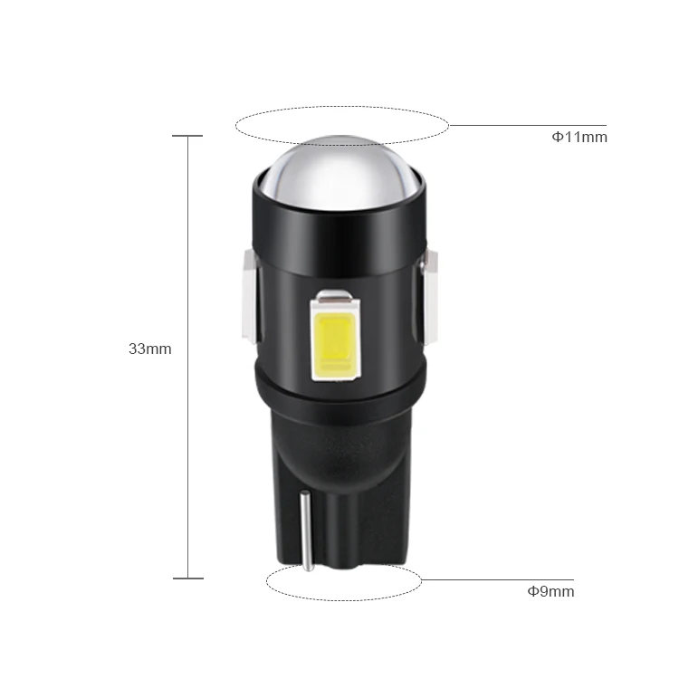 JIACHI 100 шт./лот светодиодный автомобильные лампы T10 W5W 194 168 2825 светодиодный 5730 6SMD Автомобильный Клин Освещение автомобильный сигнальный светодиод белый 12V