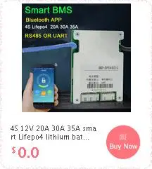 Smart BMS 12S 60A-20A Lifepo4 плата защиты литиевой батареи баланс дистанционного GPRS отключение питания Bluetooth приложение UART программное обеспечение 3,2 В