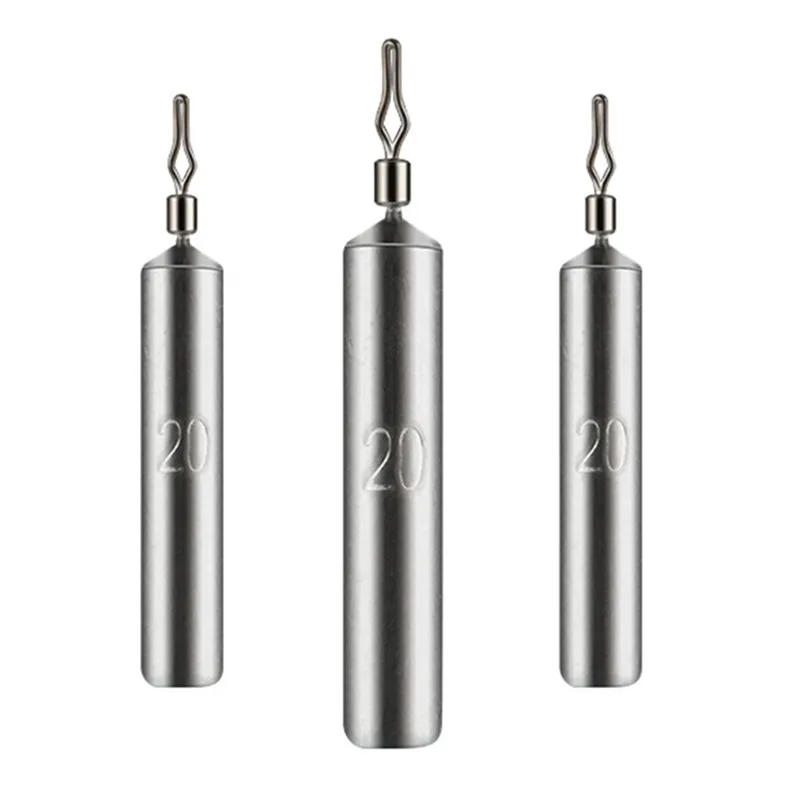 

Fishing Lead Sinker Set Tool Pike Perch Chub Fishing Drop Shot Pensil Weight Lead Silver Kit Tackle 5PCS Fishing Hook Leads