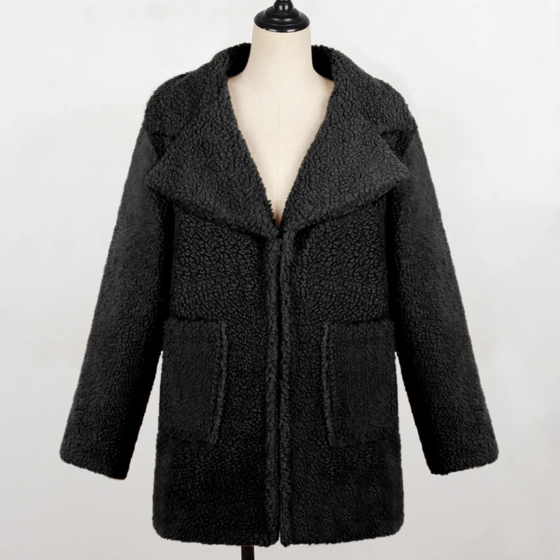 Black Sfit, женские флисовые куртки, модные, с капюшоном, с длинным рукавом, мягкие, на молнии, флисовые пальто для улицы, Осень-зима, с отложным воротником, Casaco - Цвет: Black