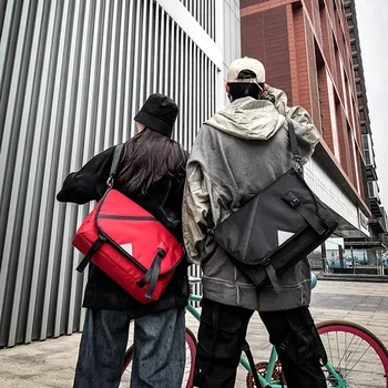 

Fashion Crossbody Bag for Women Multifunction Waterproof Large Capacity Shoulder Bags Lady Streetwear Nylon Messenger Bag Female