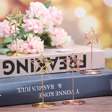 5 шт. пятиконечная звезда Примечание зажим металлический пружинный нижний стол имя Количество Держатели Место зажимы для карт памятки стенды Свадебный декор