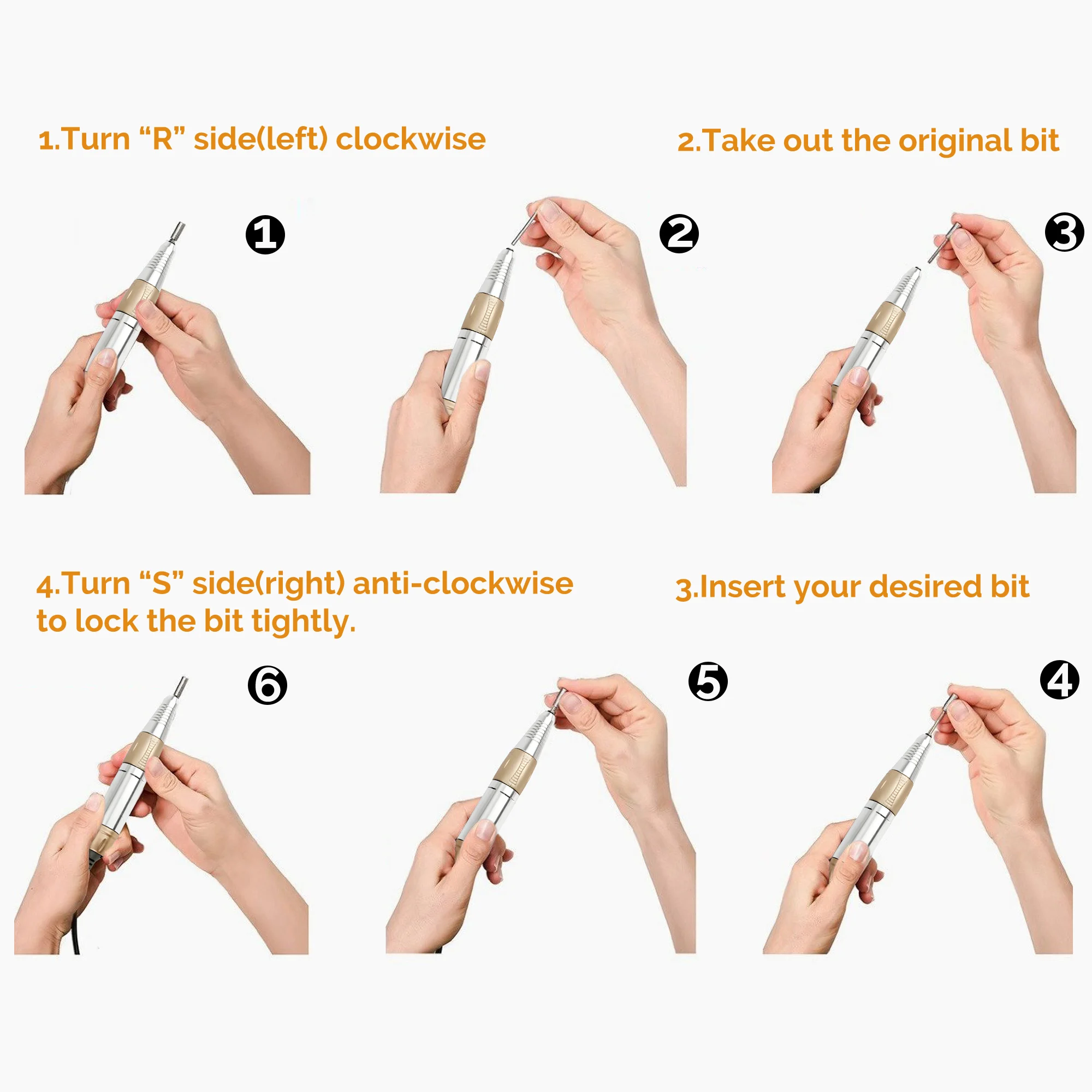 1 набор дрель для дизайна ногтей электрическая машинка для маникюра и педикюра Набор инструментов Набор ручной полировщик для ногтей пилка для ногтей инструменты для маникюра