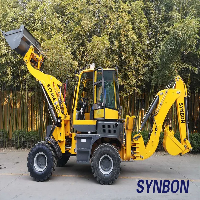 Новый сельскохозяйственный экскаватор-погрузчик SYNBON