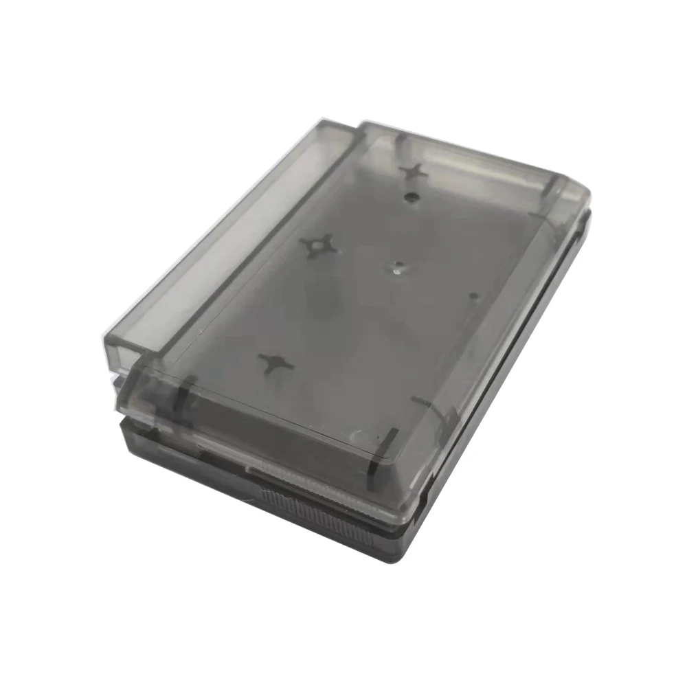 Замена пластиковый корпус для nintendo игровой картридж - Цвет: Transparent Black