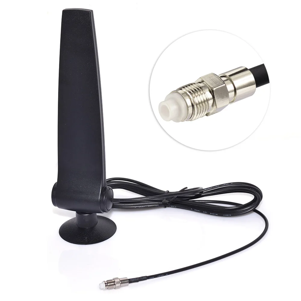 

Superbat GSM/CDMA/3G/4G Cellphone FME Male Connector Omni Signal Booster Amplifier Antenna + Holder