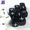 Fate Dice Opaque Black  White 10PCS 16mm for Board Game Accessories ► Photo 3/6