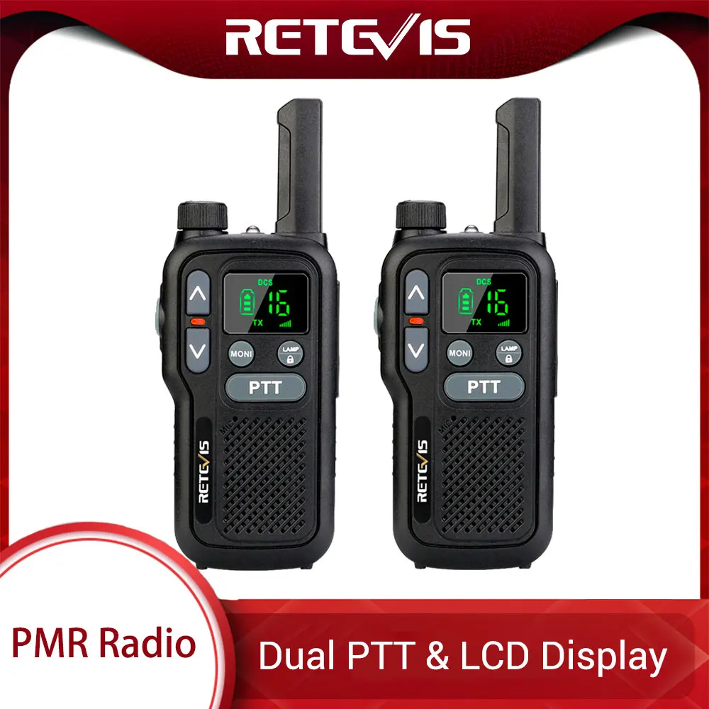 Рация Retevis RB618 RB18, 2 шт., двойной PTT PMR радио PMR 446, ЖК дисплей, FRS NOAA, двухсторонний радиоприемник, приемопередатчик, рации|Рации|   | АлиЭкспресс