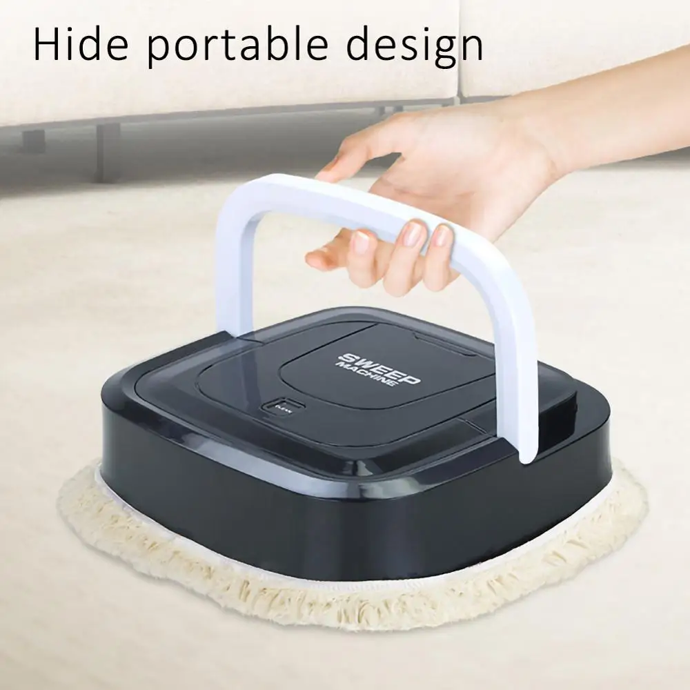 

Intelligent Sweeping Robot Floor Wash Wiping USB Charging Mini Rotating Mop Machine Lazy Smart Auto Mopping Home Cleaning